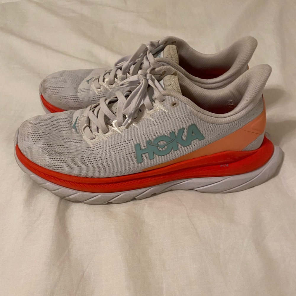 hoka mach 4 fiesta womens 7.5